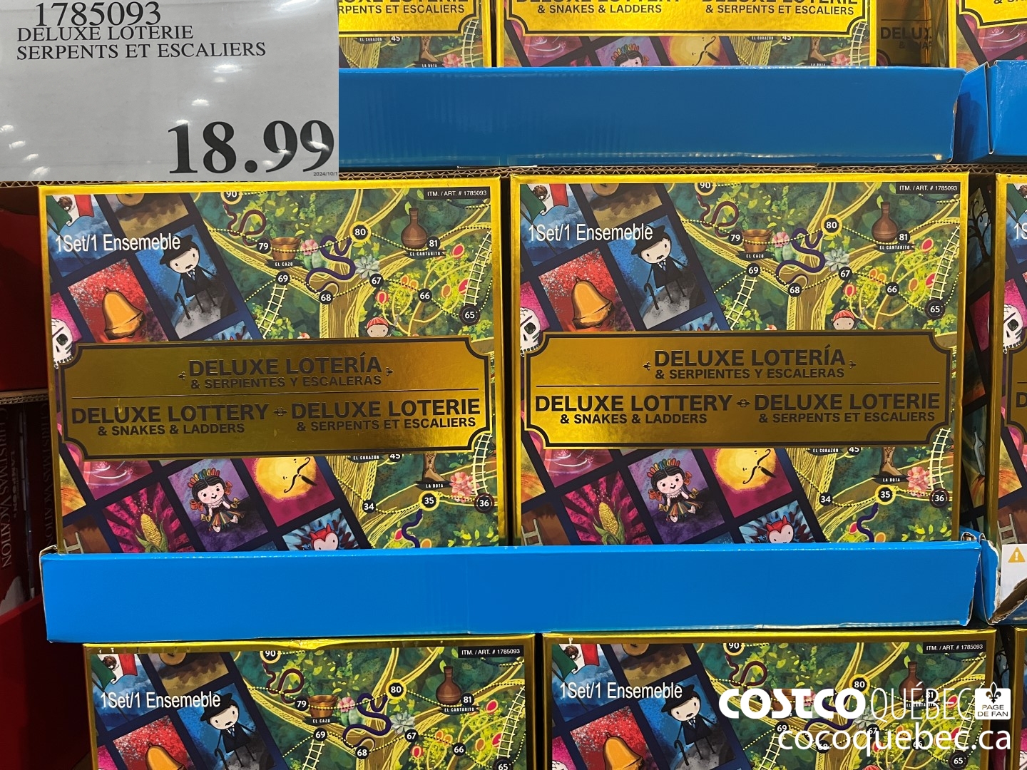 1785093 DELUXE LOTERIE SERPENTS ET ESCALIERS  $18.99