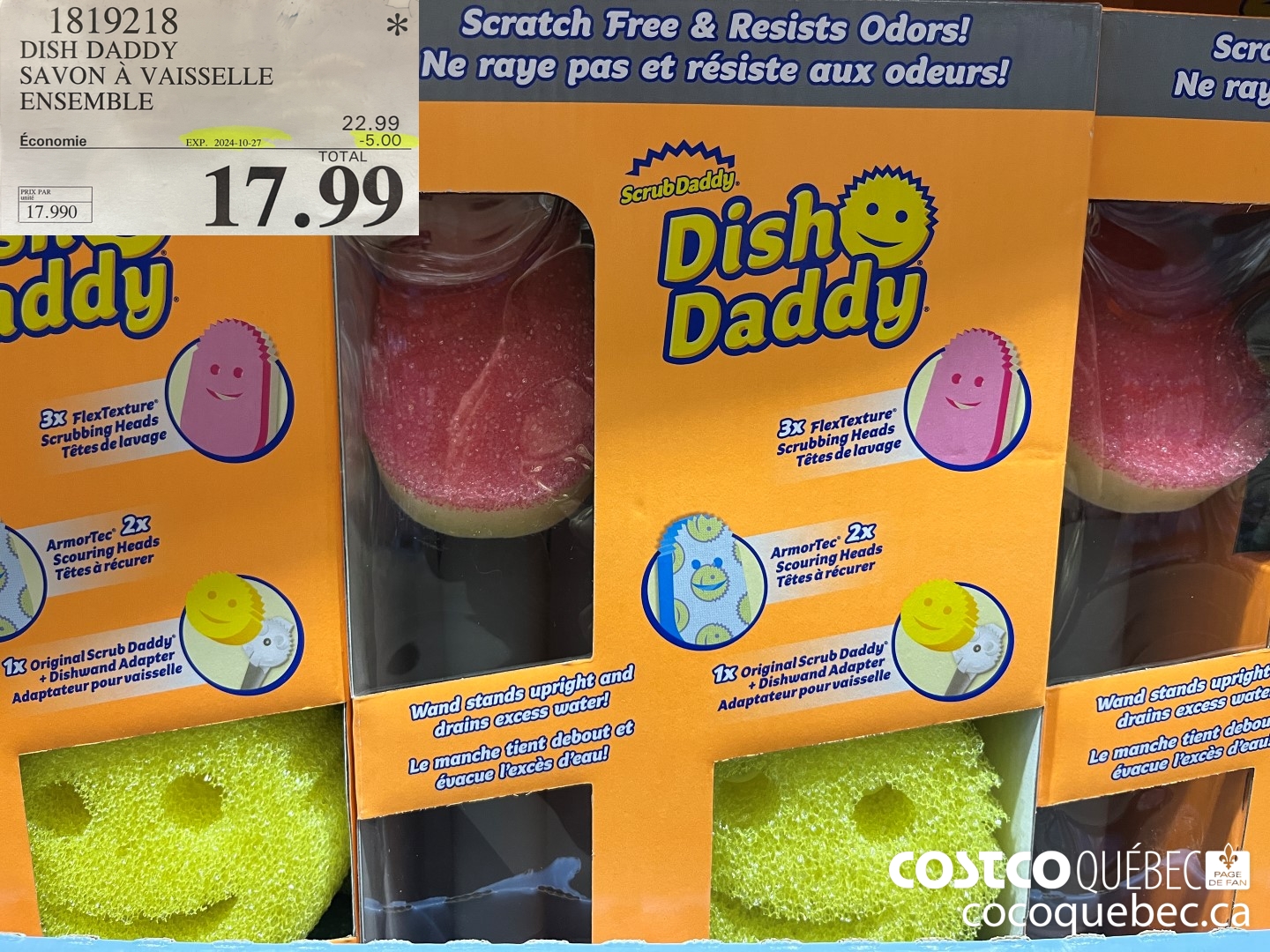 1819218 DISH DADDY SAVON A VAISSELLE ENSEMBLE  ($5.00 INSTANT SAVINGS EXPIRES ON 2024-10-27) $17.99