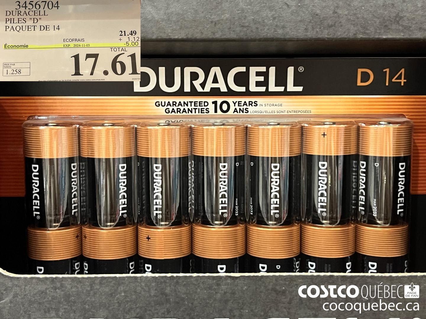 3456704 DURACELL PILES 
