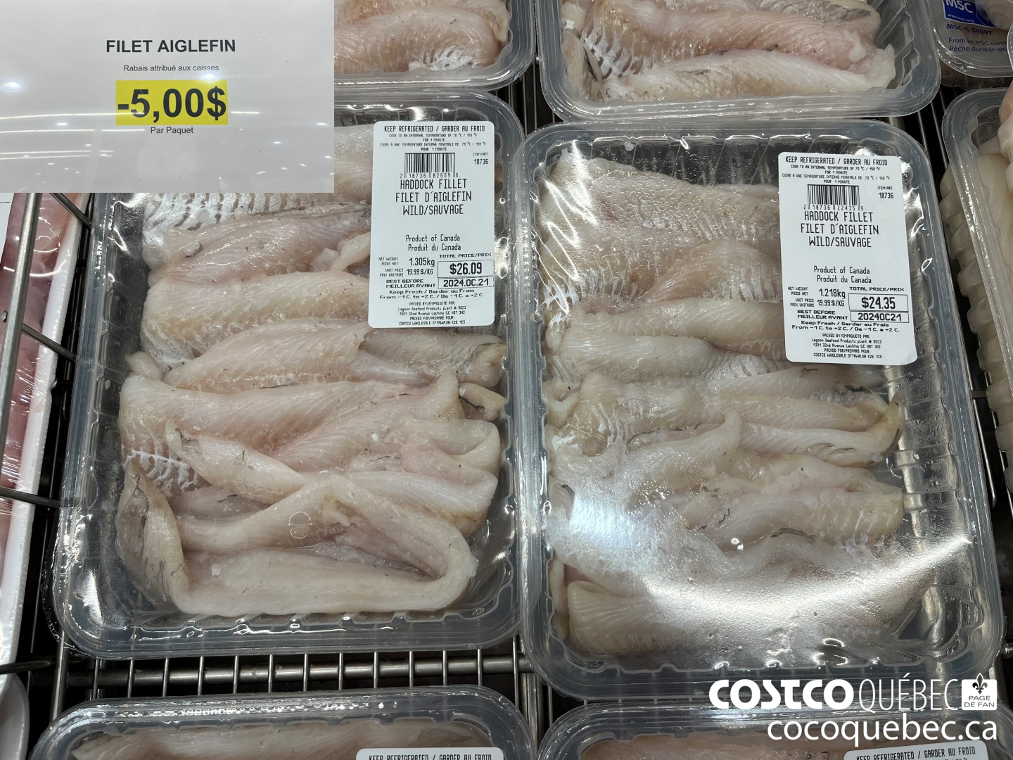 18736 FILET AIGLEFIN  ($5.00 INSTANT SAVINGS)