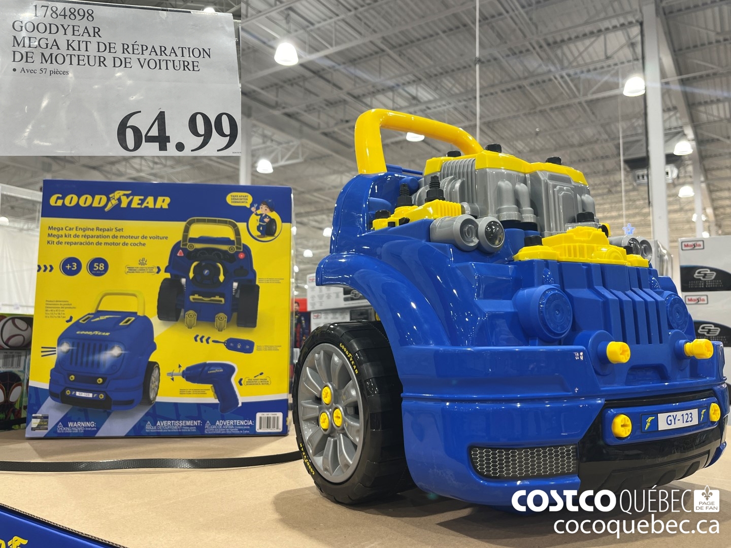 1784898 GOODYEAR MEGA KIT DE REPARATION DE MOTEUR DE VOITURE  $64.99