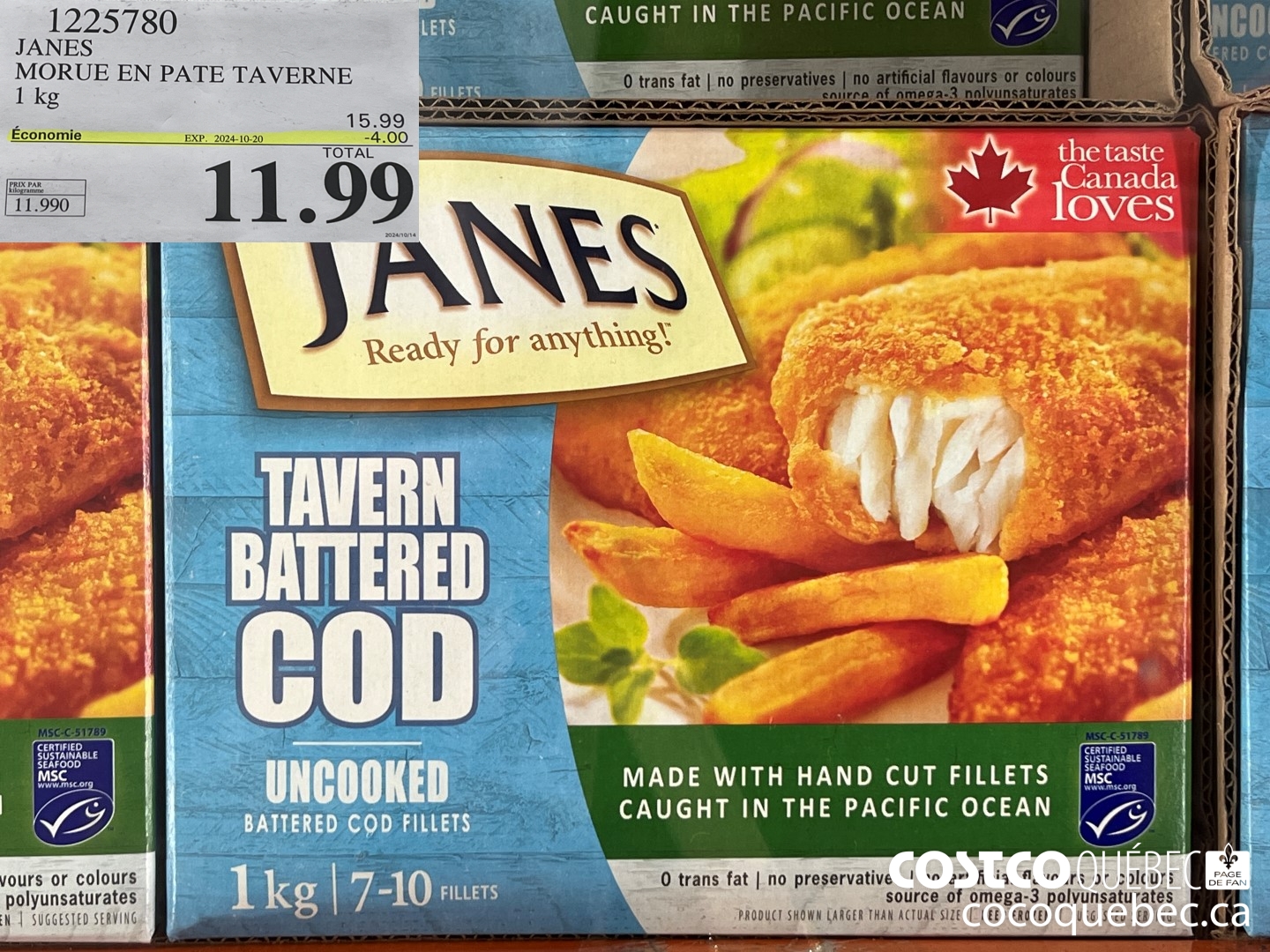 1225780 JANES MORUE EN PATE TAVERNE 1 kg  ($3.50 INSTANT SAVINGS EXPIRES ON 2024-10-20) $11.99
