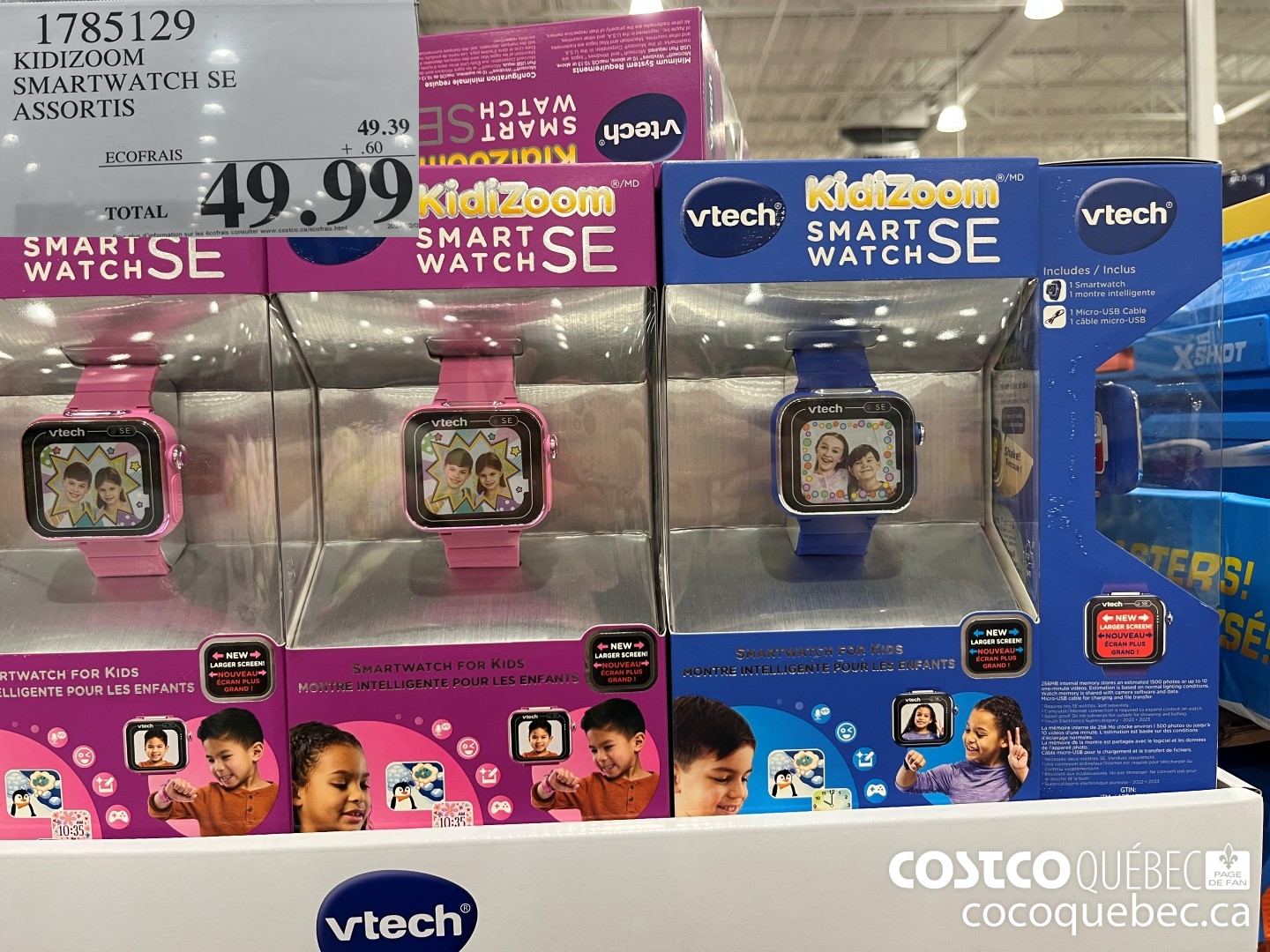1785129 KIDIZOOM SMARTWATCH SE ASSORTIS  $49.99