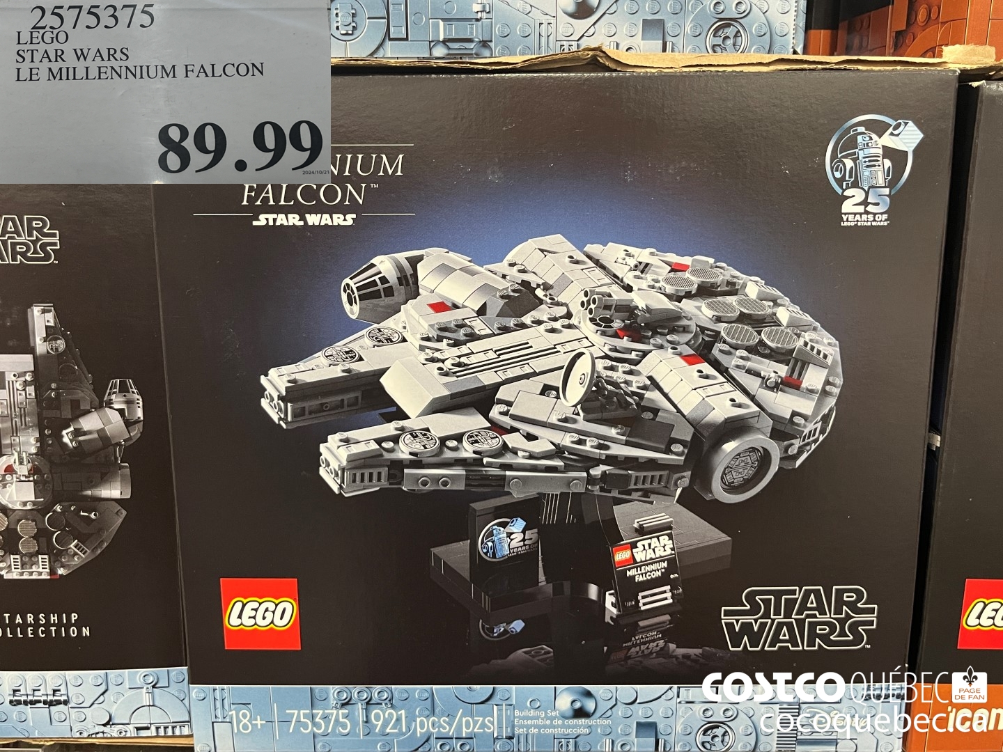 2575375 LEGO STAR WARS LE MILLENNIUM FALCON  $89.99