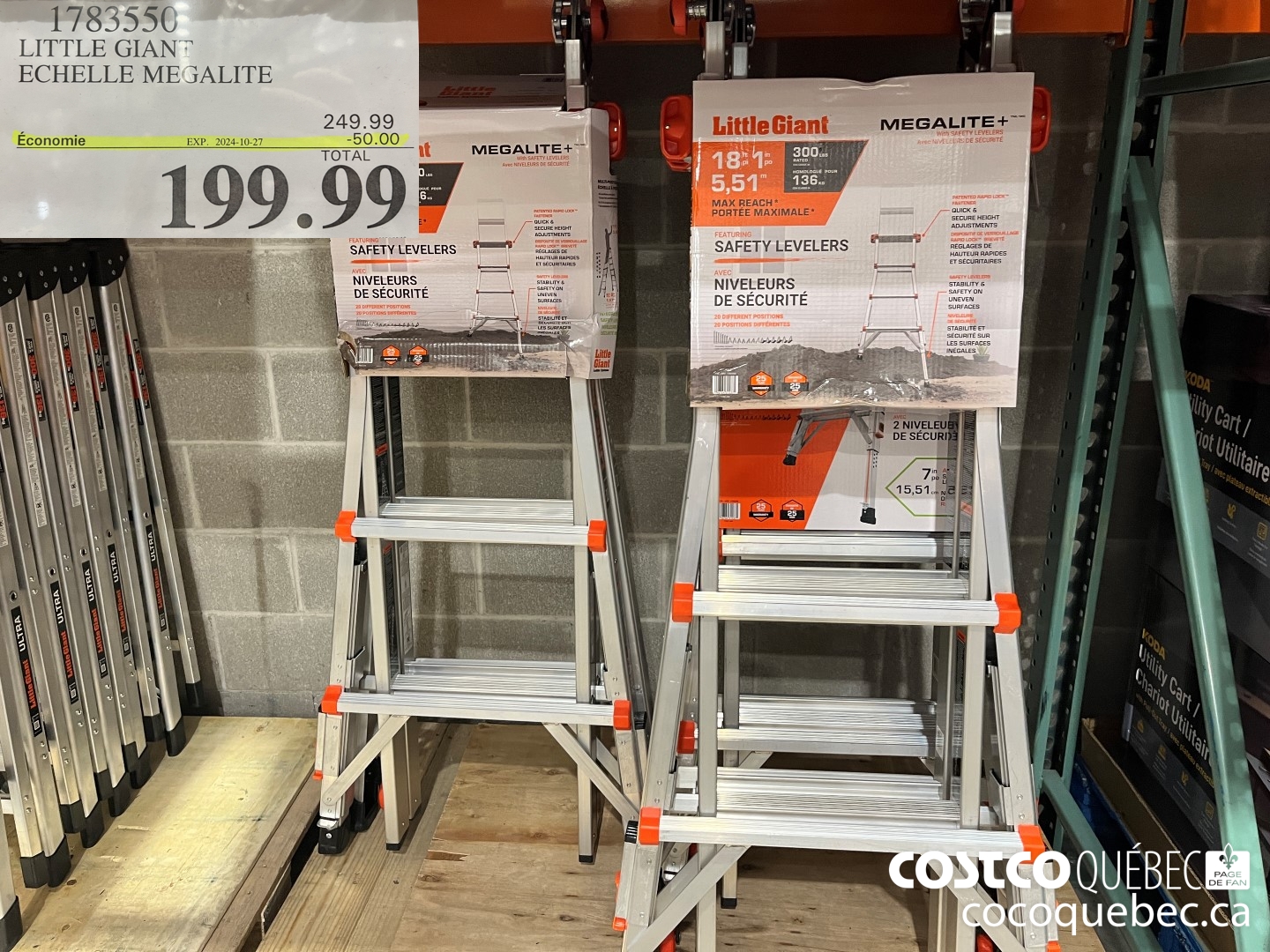 1783550 LITTLE GIANT ECHELLE MEGALITE  ($50.00 INSTANT SAVINGS EXPIRES ON 2024-10-27) $199.99