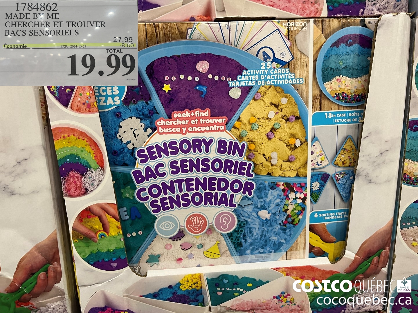 1784862 MADE BY ME CHERCHER ET TROUVER BACS SENSORIELS  ($8.00 INSTANT SAVINGS EXPIRES ON 2024-10-27) $19.99