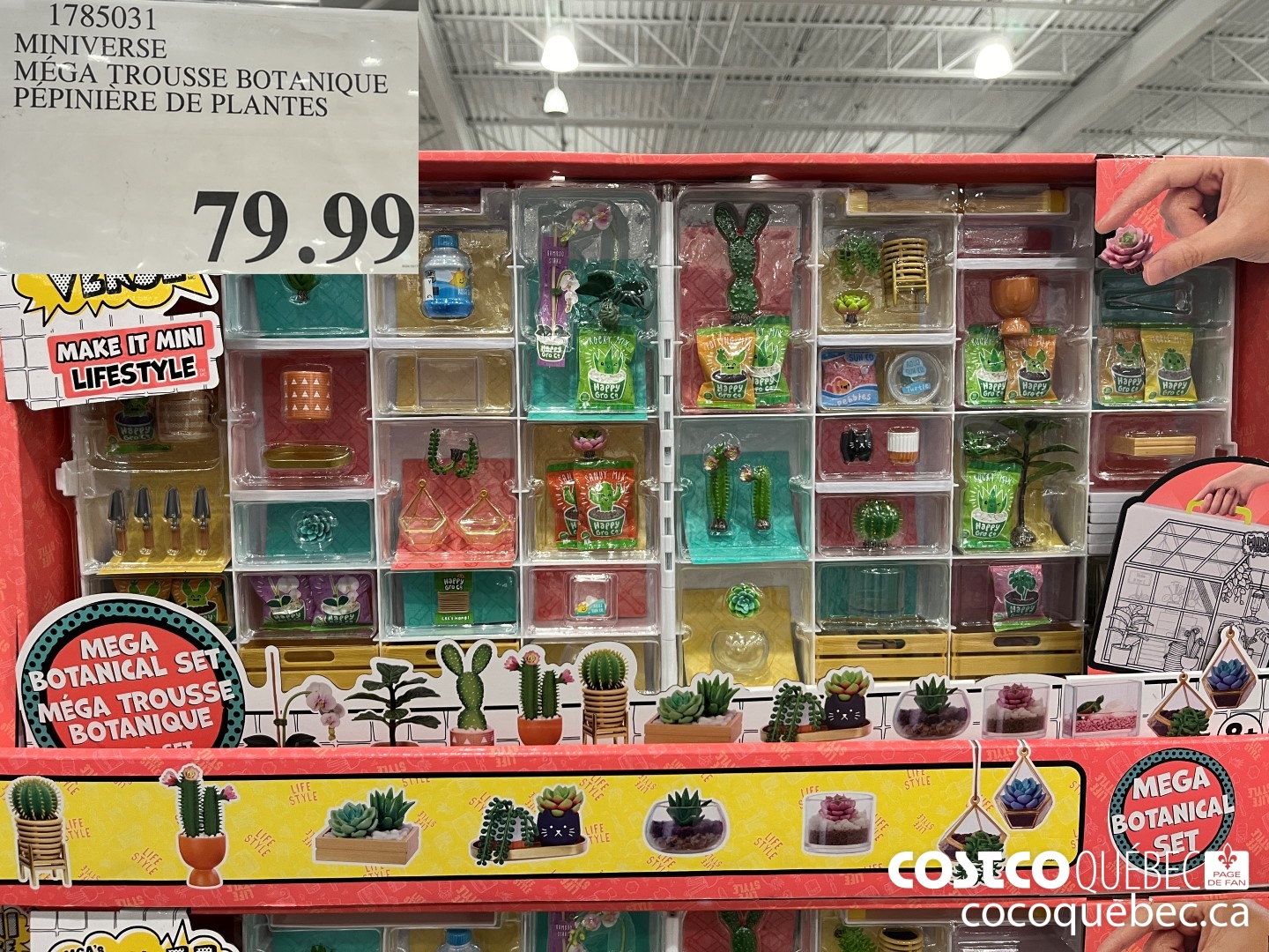 185031 MINIVERSE MEGA TROUSSE BOTANIQUE PEPINIERE DE PLANTES  $79.99