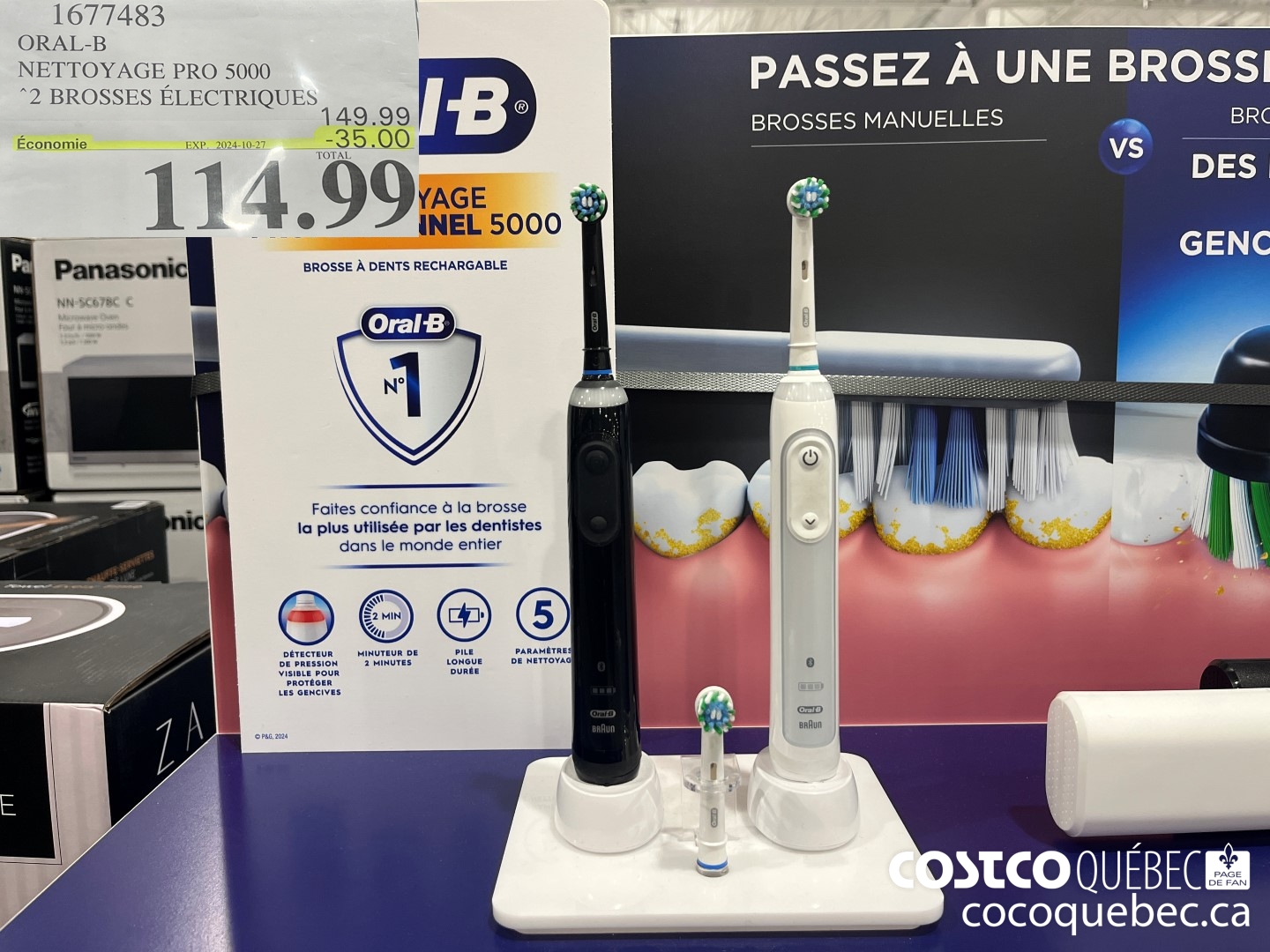 1677483 NEI TOYAGE PRO 5000 2 BROSSES ELECTRIQUES, ($35.00 INSTANT SAVINGS EXPIRES ON 2024-10-27) $114.99