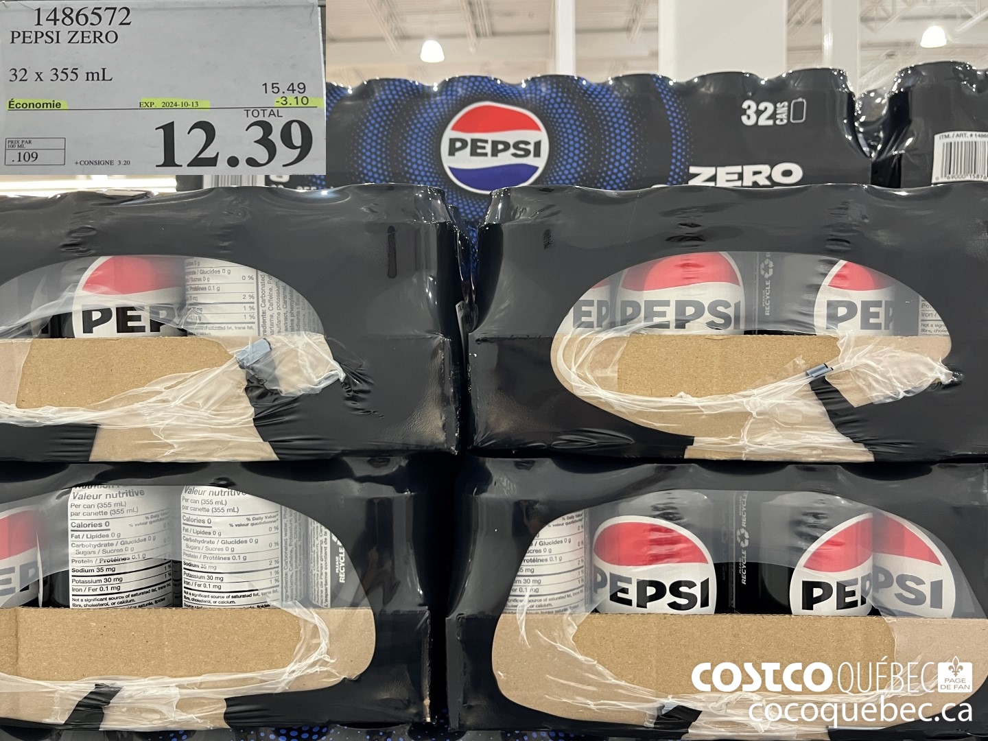 1486572 PEPSI ZERO  ($3.10 INSTANT SAVINGS EXPIRES ON 2024-10-13) $12.39