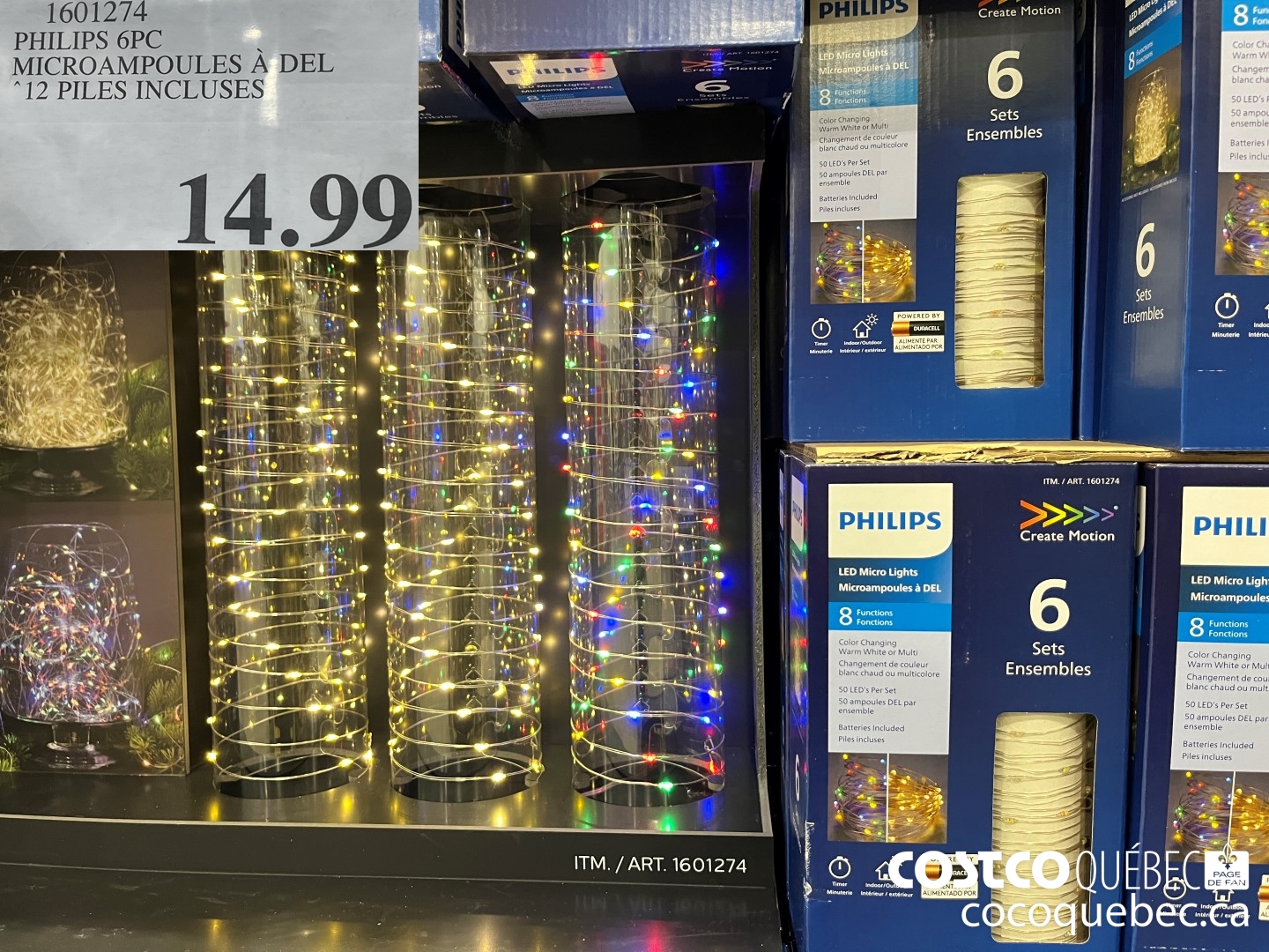 1601274 PHILIPS 6PC MICROAMPOULES A DEL 12 PILES INCLUSES  $14.99