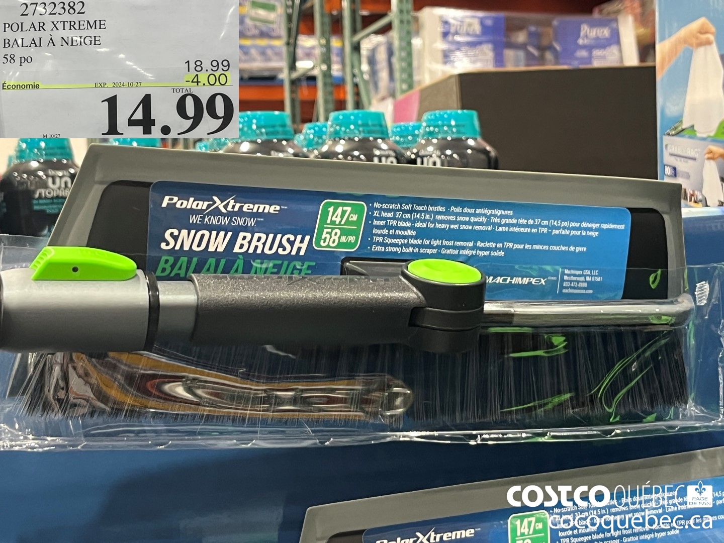 2732382 POLAR XTREME BALAI A NEIGE  ($4.00 INSTANT SAVINGS EXPIRES ON 2024-10-27) $14.99