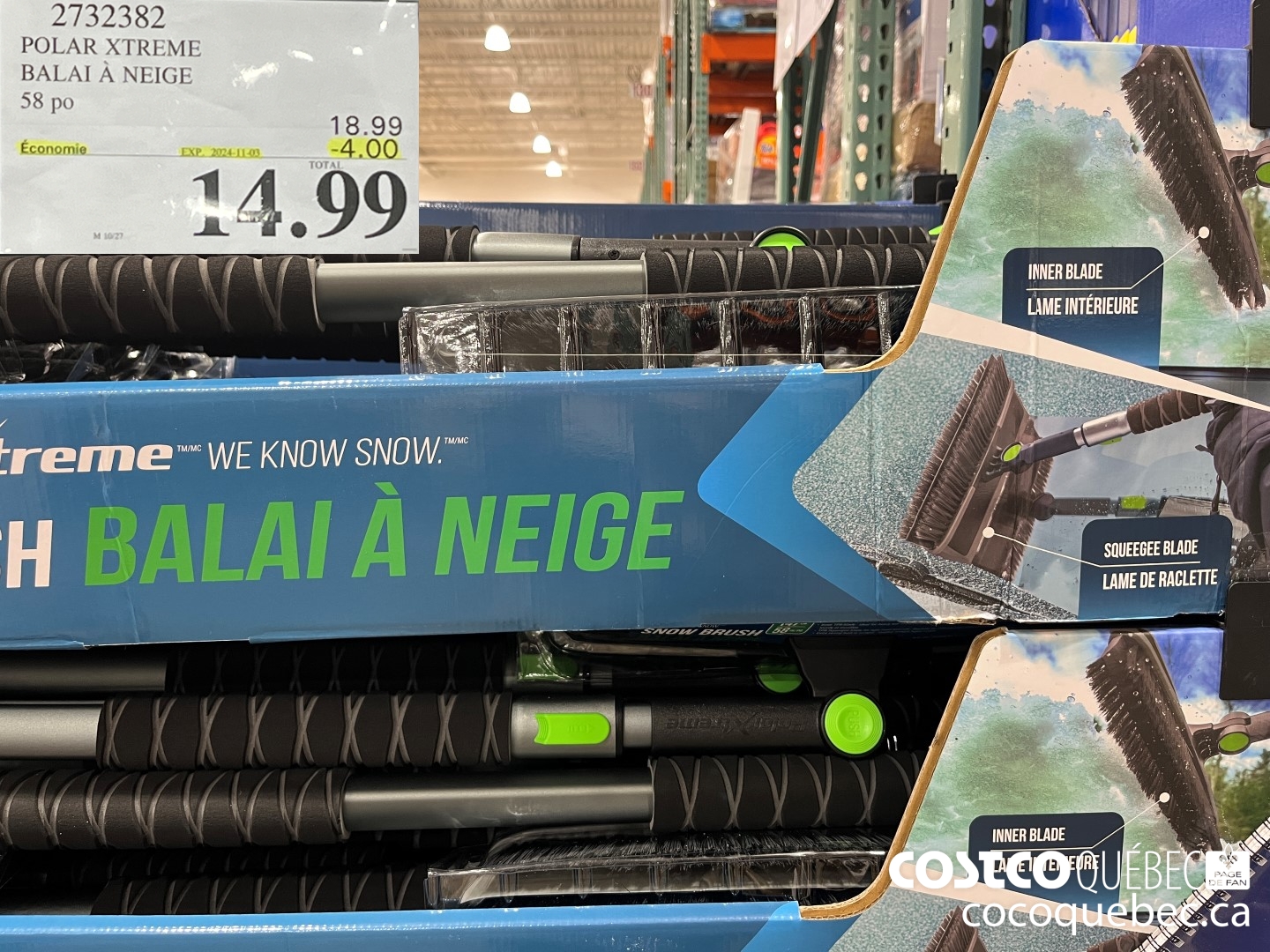 2732382 POLAR XTREME BALAI A NEIGE  ($4.00 INSTANT SAVINGS EXPIRES ON 2024-11-03) $14.99