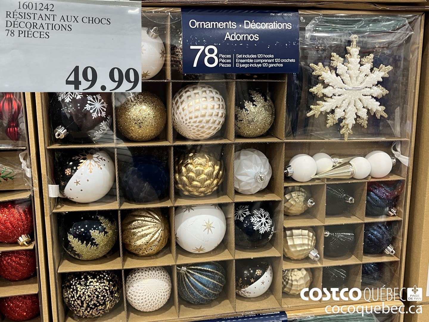 1601242 RESISTANT AUX CHOCS DECORATIONS  $49.99