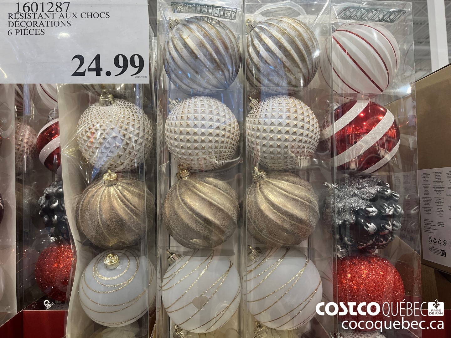 1601287 RESISTANT AUX CHOCS DECORATIONS  $24.99