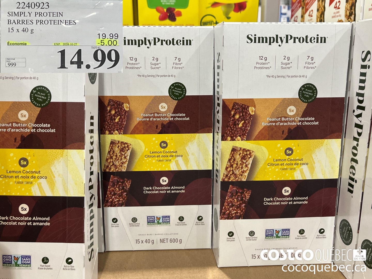 2240923 SIMPLY PROTEIN  ($4.00 INSTANT SAVINGS EXPIRES ON 2024-10-27) $14.99