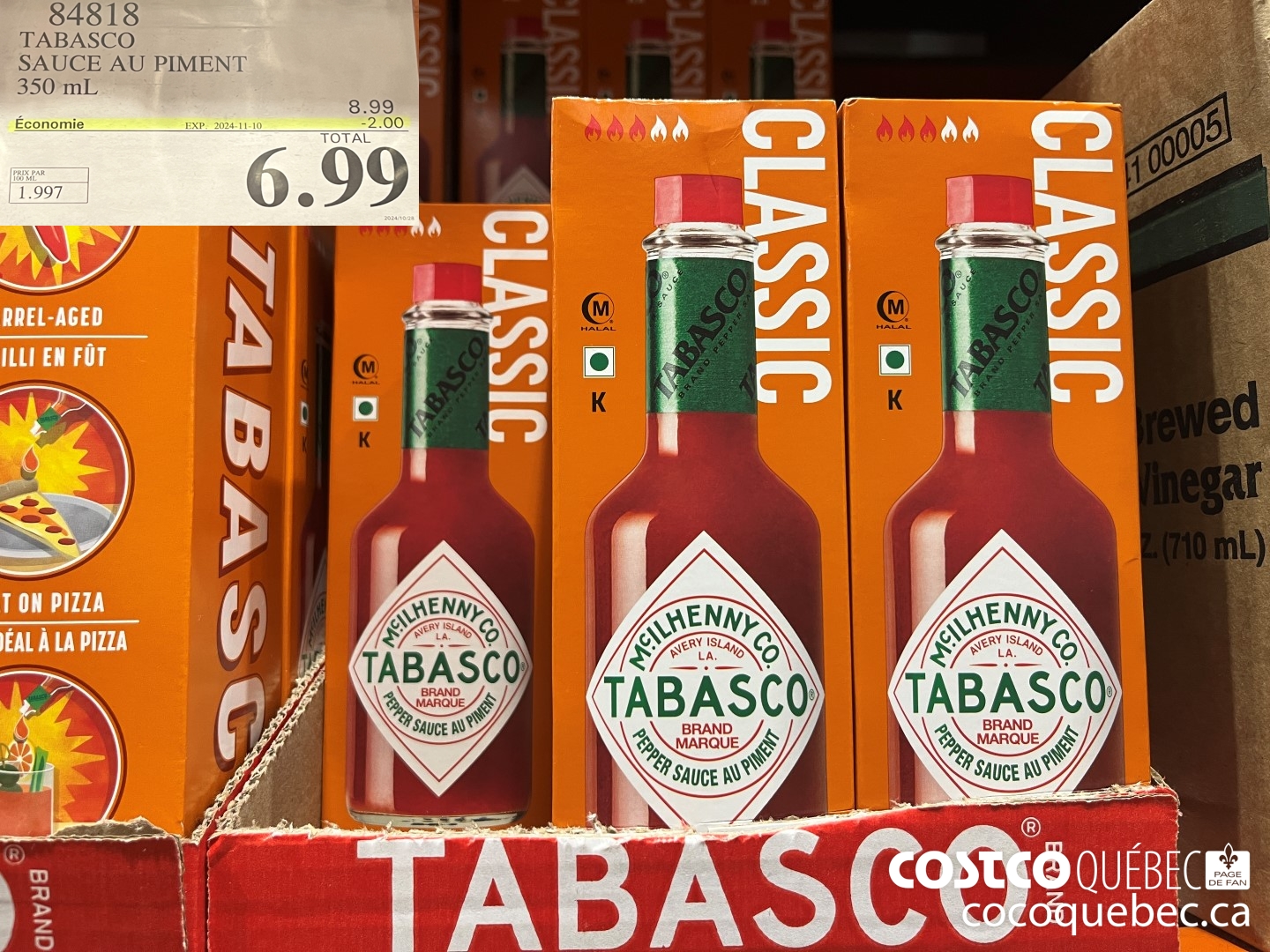 84818 TABASCO SAUCE AU PIMENT  ($2.00 INSTANT SAVINGS EXPIRES ON 2024-11-10) $6.99