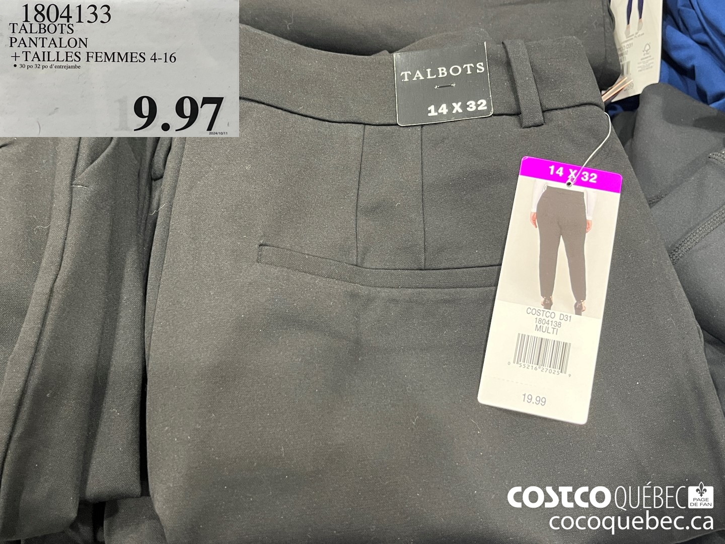 1804133 TALBOTS PANTALON + TATLLES FEMMES 4-16  $9.97
