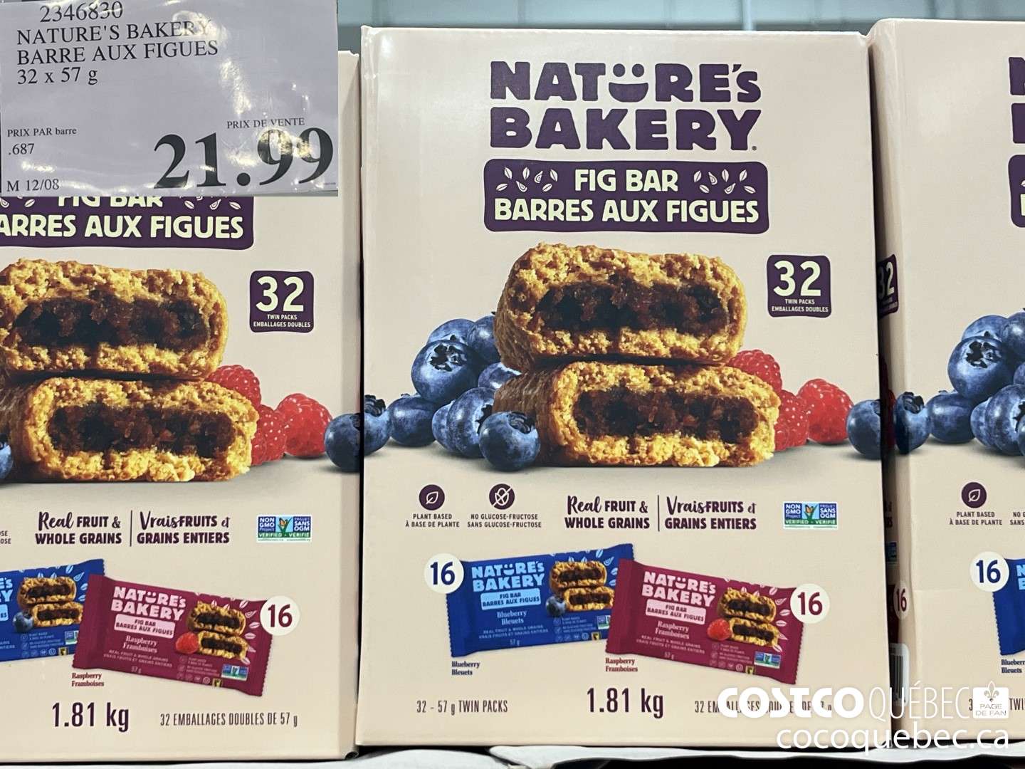 2346830 2346830 NATURE'S BAKERY BARRE AUX FIGUES 39 x 97.2 |M 12/08  $21.99