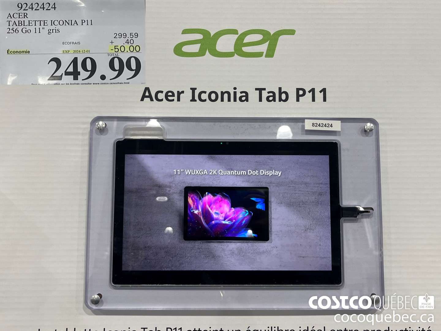 9242424 ACER TABLETTE ICONIA P11 256 Go 11
