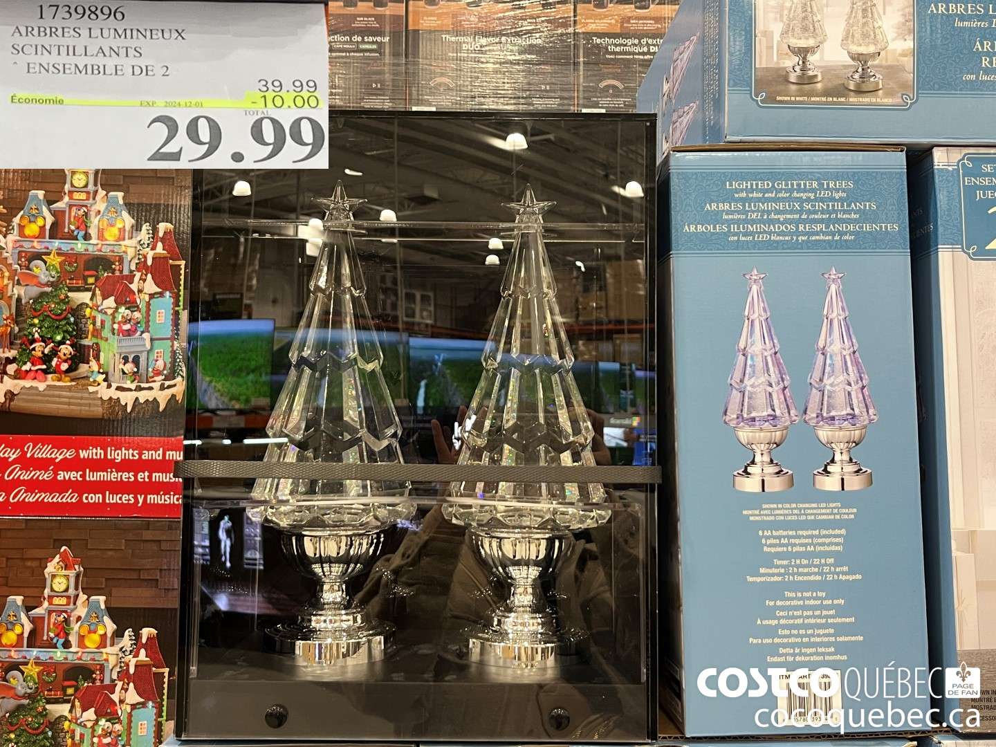 1739896 ARBRES LUMINEUX SCINTILLANTS ENSEMBLE DR 2  ($10.00 INSTANT SAVINGS EXPIRES ON 2024-12-01) $29.99