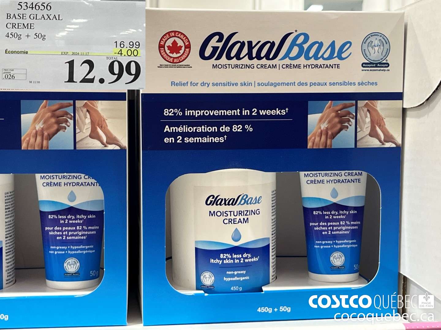 534656 BASE GLAXAL CREME 4502 + 502  ($4.00 INSTANT SAVINGS EXPIRES ON 2024-11-17) $12.99