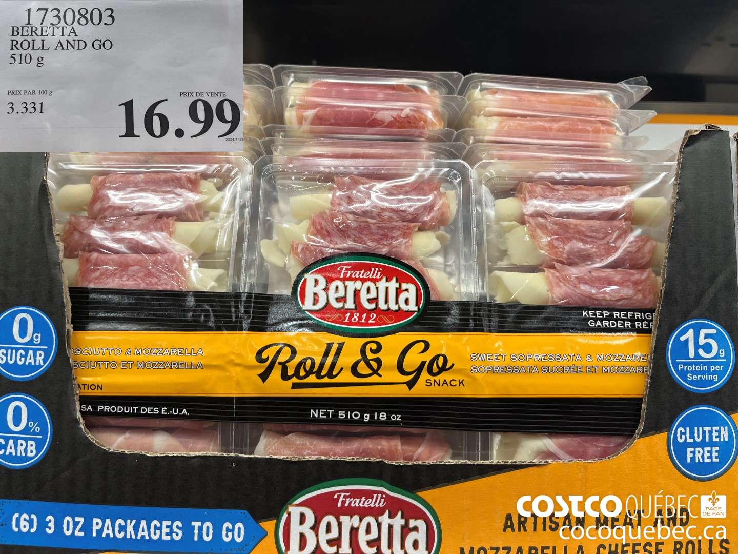 1730803 BERETTA ROLL AND GO  $16.99