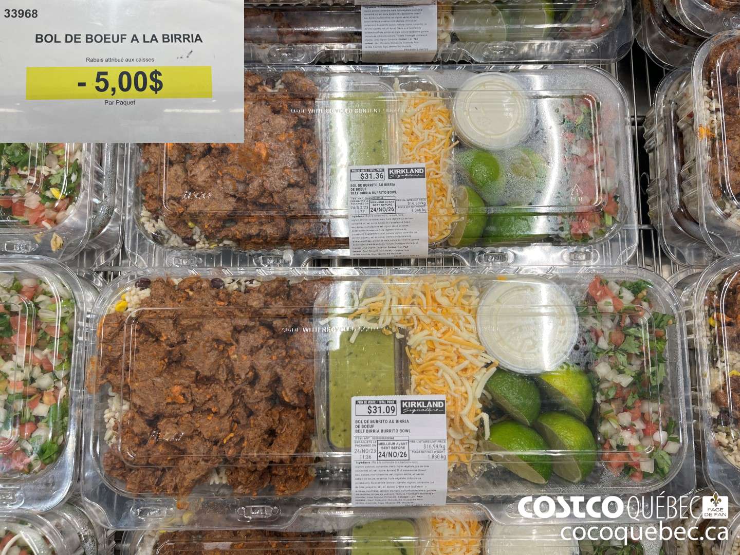 33968 BOL DE BURRITO AU BIRRIA DE BOEUF BEEF ($5.00 INSTANT SAVINGS)