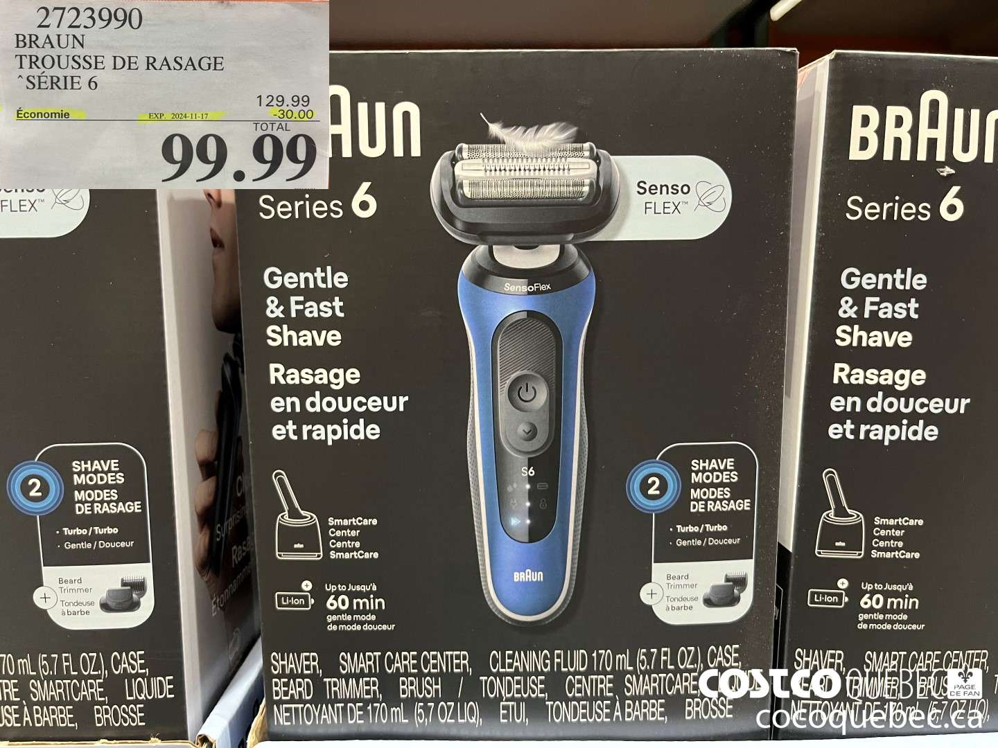 2123990 BRAUN TROUSSE DE RASAGE ‘SERIE 6  ($30.00 INSTANT SAVINGS EXPIRES ON 2024-11-17) $99.99