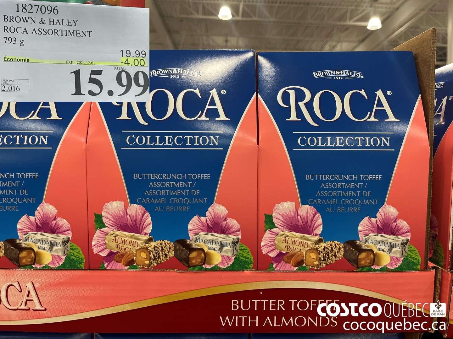 1827096 BROWN & HALEY ROCA ASSORTIMENT  ($4.00 INSTANT SAVINGS EXPIRES ON 2024-12-01) $15.99