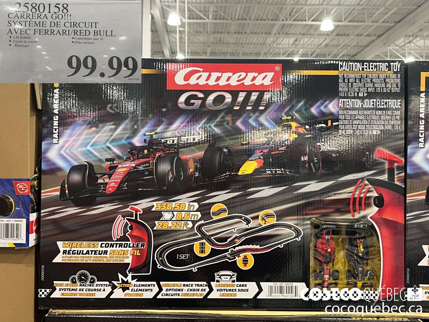 2580158 CARRERA GO!!! SYSTEME DE CIRCUIT  $99.99