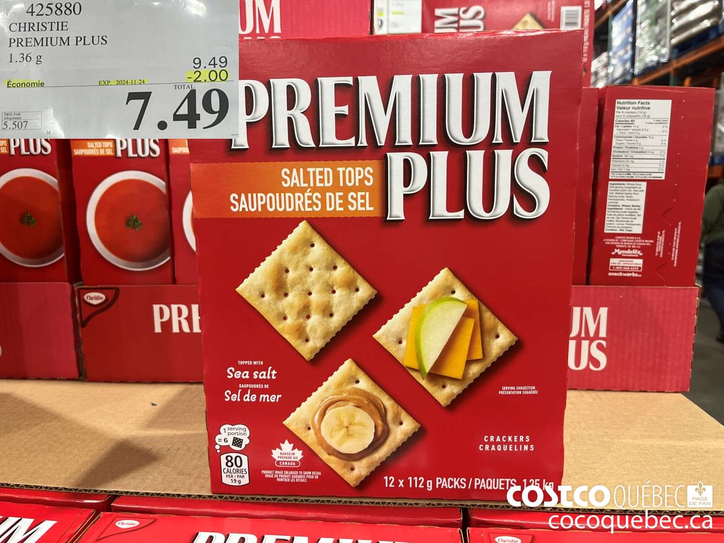 425880 CHRISTIE PREMIUM PLUS  ($2.00 INSTANT SAVINGS EXPIRES ON 2024-11-24) $7.49