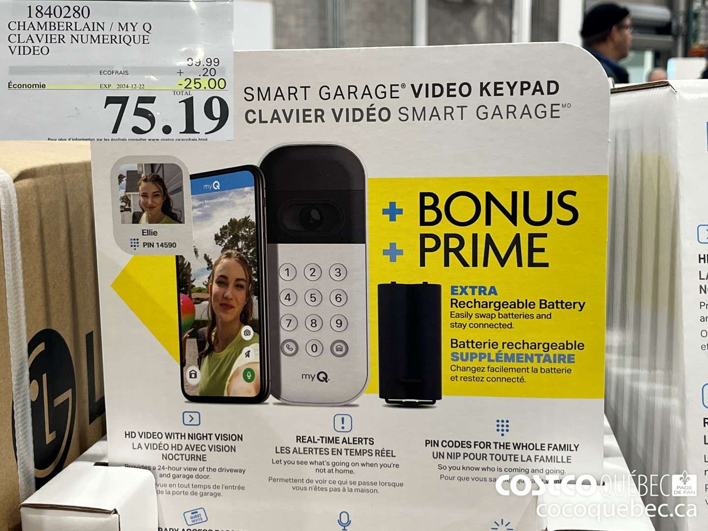 1840280 CLAVIER NUMERIQUE VIDEO  ($25.00 INSTANT SAVINGS EXPIRES ON 2024-12-22) $75.19