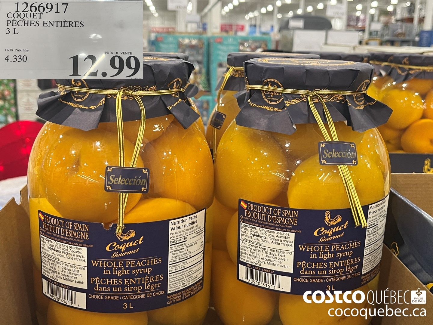 1266917 COQUET PECHES ENTIERES  $12.99