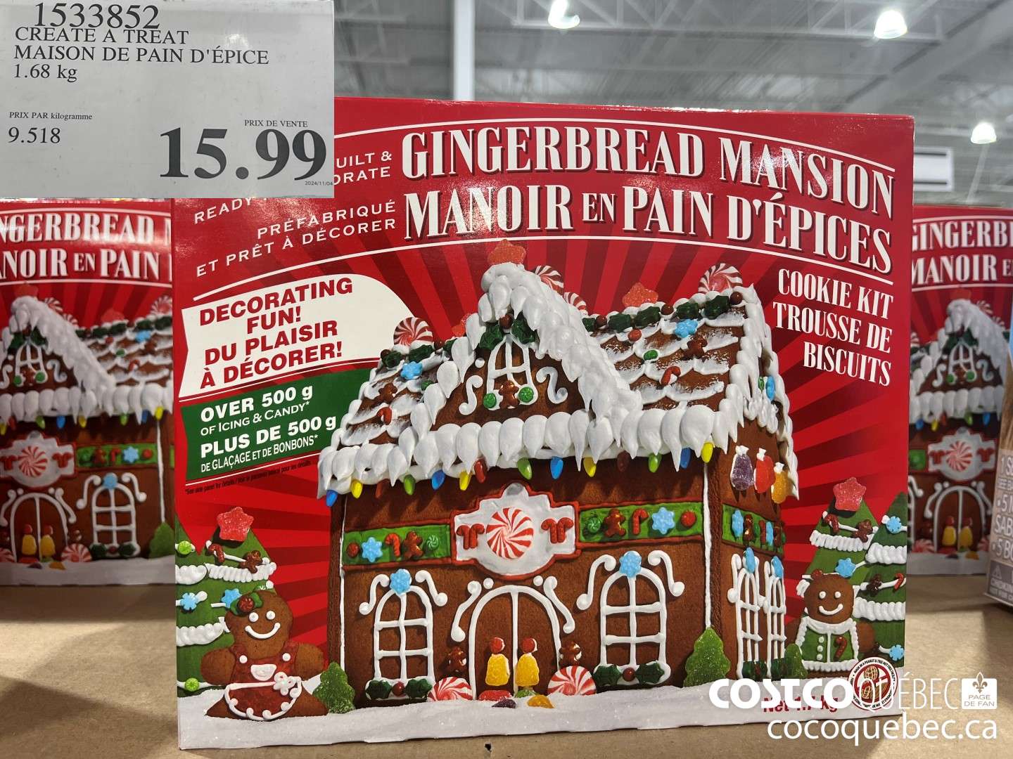 1533852 CREATE A TREAT MAISON DE PAIN D’ EPICE $19.99