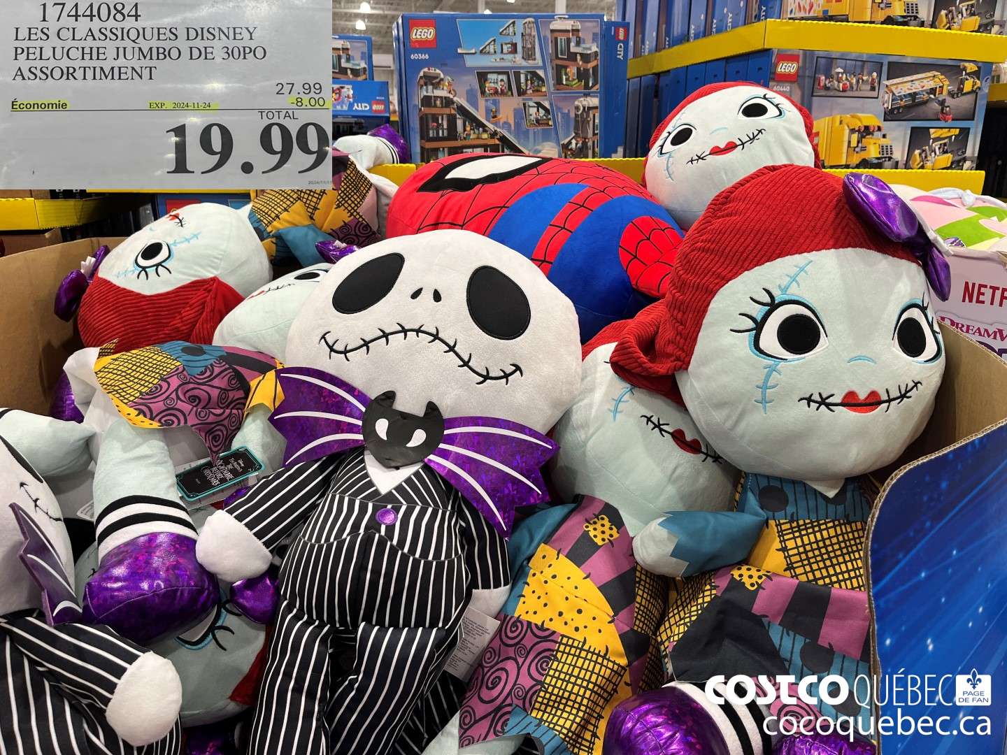 1744084 DISNEY 100 JUMBO PELUCHE ASSORTIMENT  ($8.00 INSTANT SAVINGS EXPIRES ON 2024-11-24) $19.99