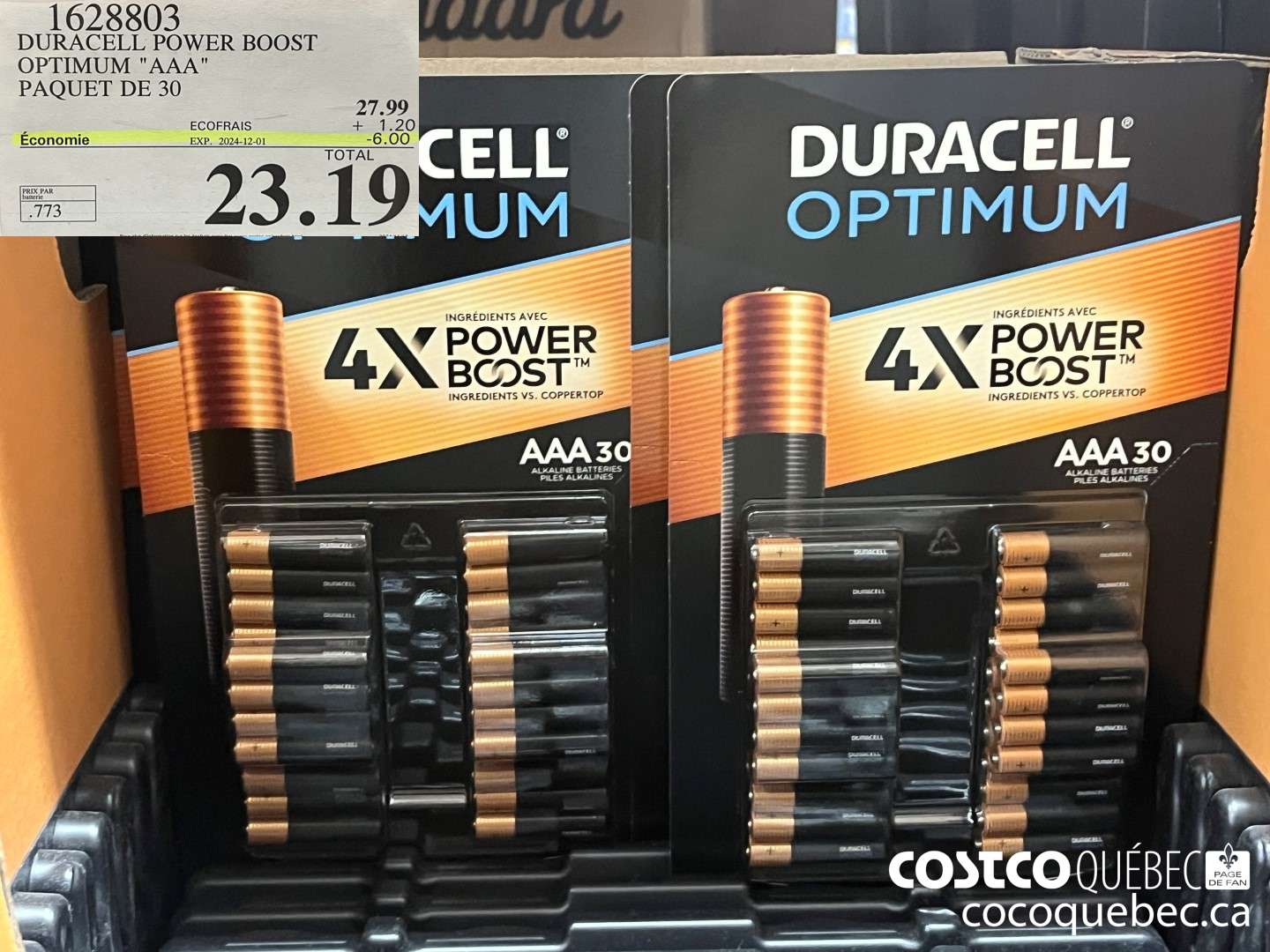 1628803 DURACELL POWER BOOST OPTIMUM 