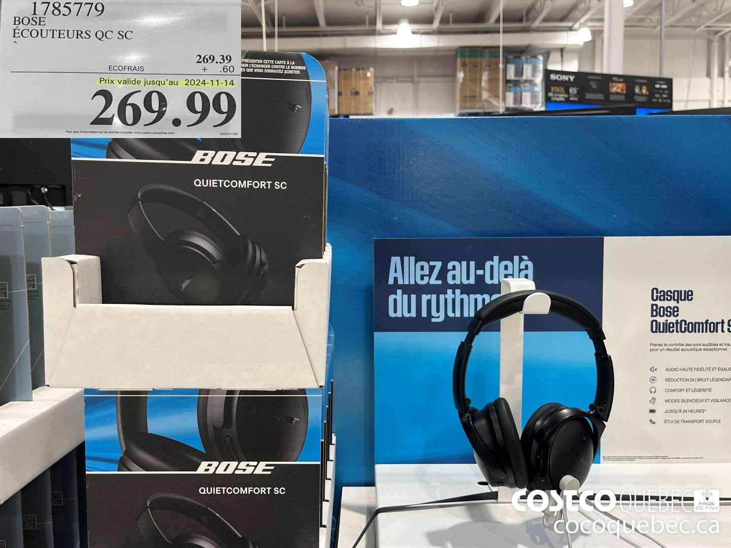 1785779 ECOUTEURS QC SC  (EXPIRES ON 2024-11-14) $269.99