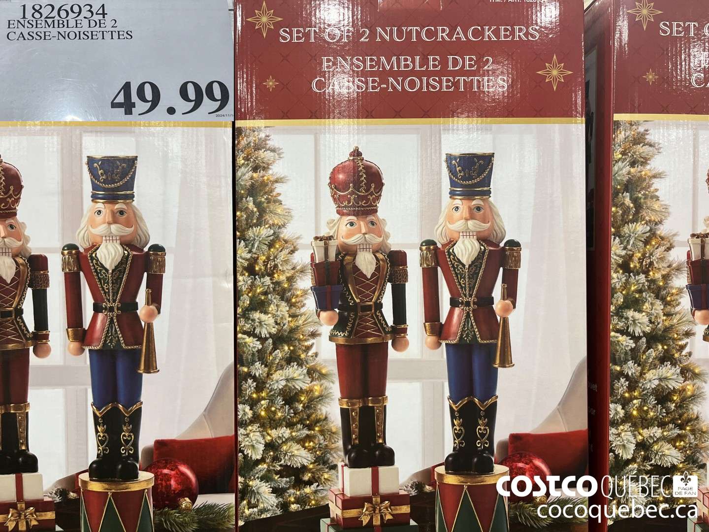 1826934 ENSEMBLE DE 2 CASSE-NOISETTES  $49.99