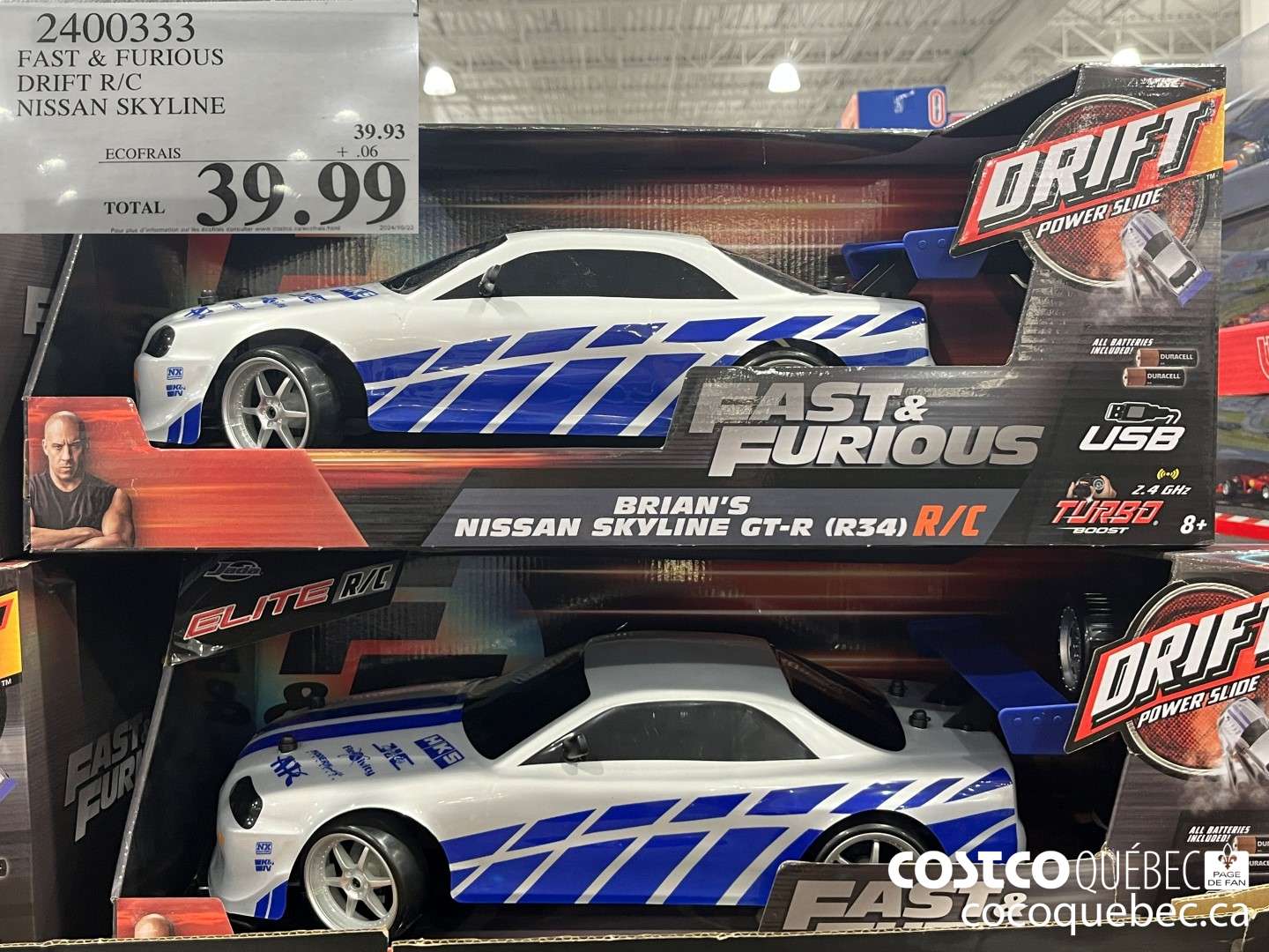 2400333 FAST AND FURIOUS $39.99