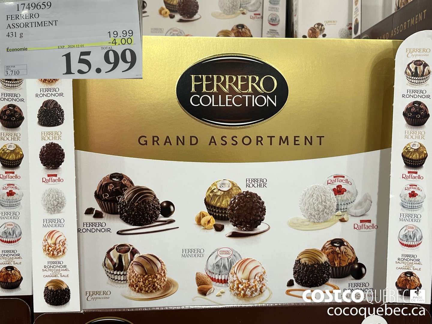 1749659 FERRERO ASSORTIMENT  ($4.00 INSTANT SAVINGS EXPIRES ON 2024-12-01) $15.99