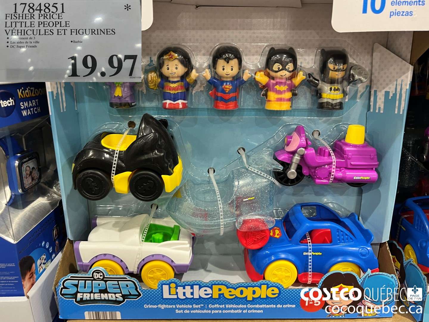 1784851 FISHER PRICE LITTLE PEOPLE VEHICULES ET FIGURINES  $19.97