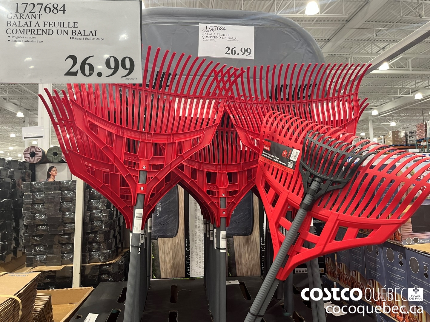 1727684 GARANT BALAI A FEUILLE COMPREND UN BALAI  $26.99