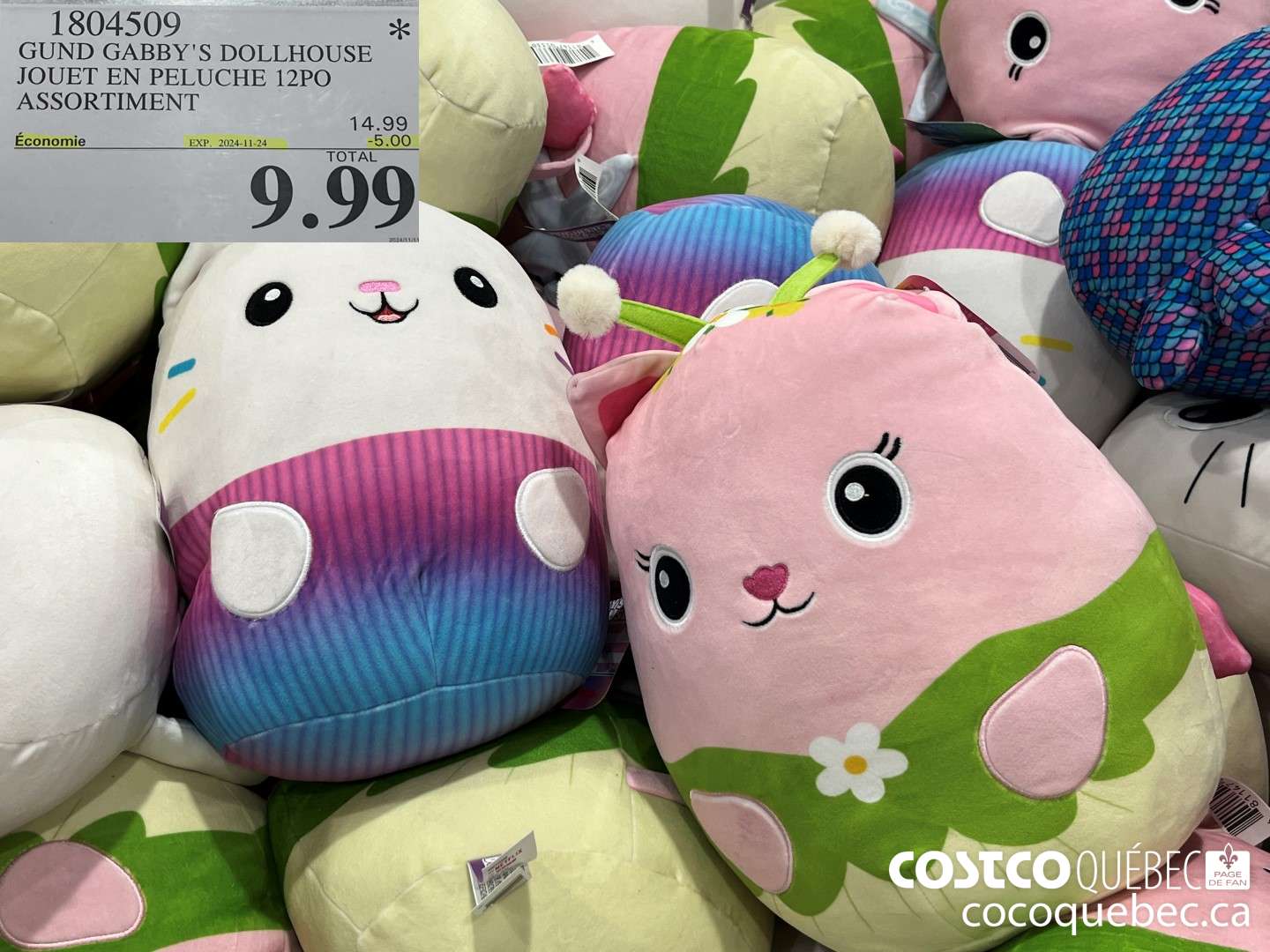 1804509 GUND GABBY'S DOLLHOUSE JOUET EN PELUCHE  ($5.00 INSTANT SAVINGS EXPIRES ON 2024-11-24) $9.99