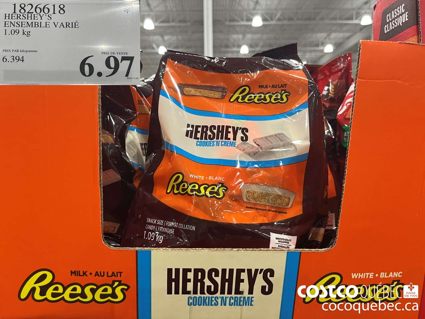 1826618 HERSHEY'S  $6.97