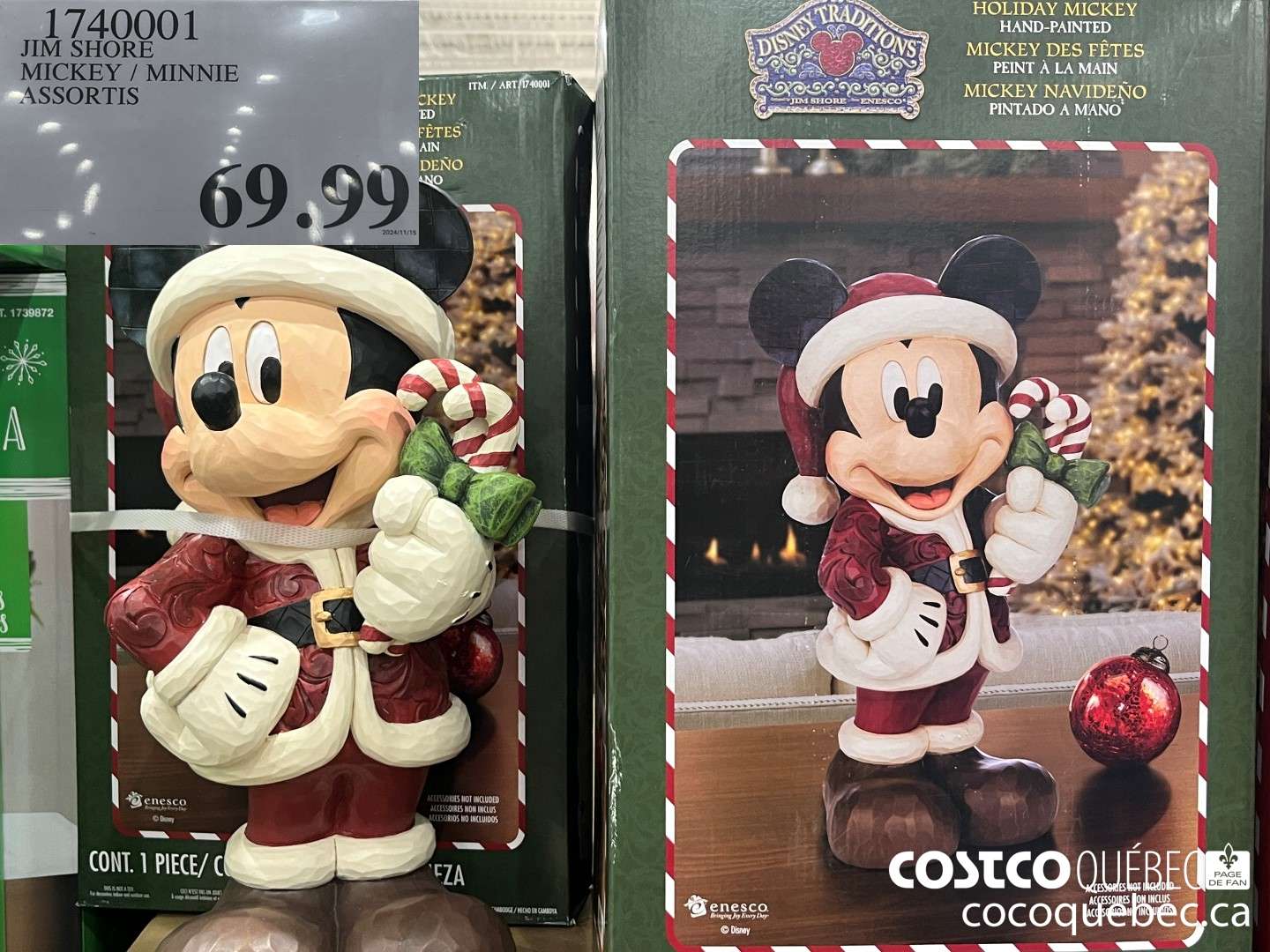 1740001 JIM SHORE MICKEY / MINNIE ASSORTIS  $69.99