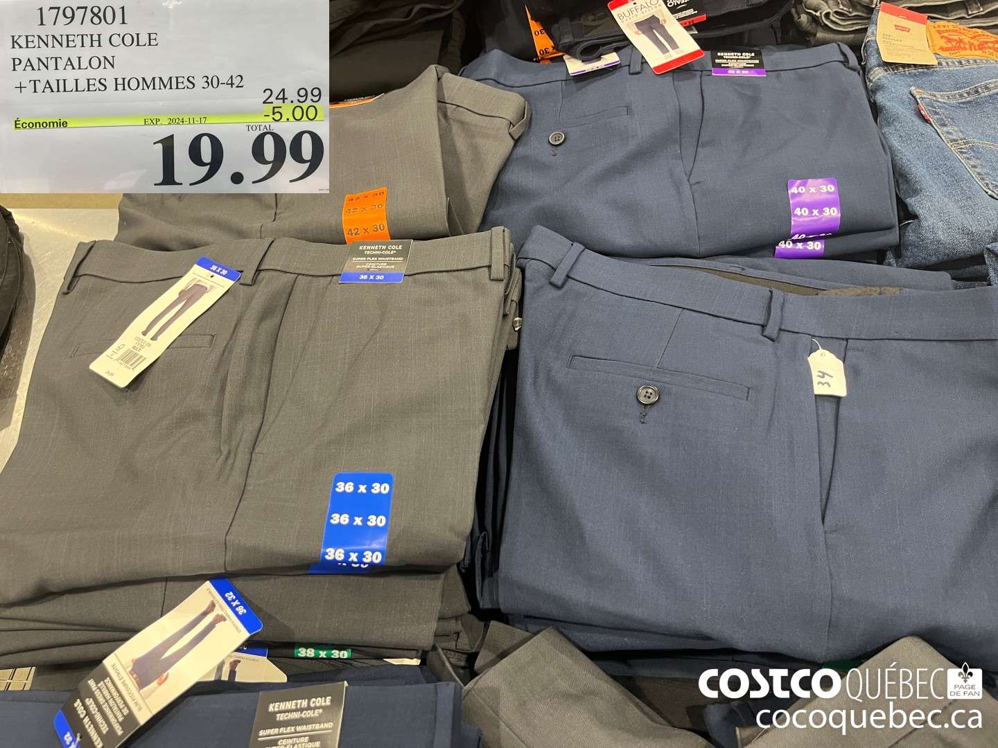 1797801 KENNETH COLE PANTALON  ($5.00 INSTANT SAVINGS EXPIRES ON 2024-11-17) $19.99