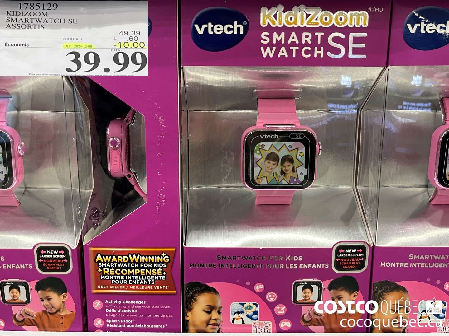 1785129 KIDIZOOM SMARTWATCH SE ASSORTIS 10.00 OFF (EXPIRES ON 2024-12-08) $39.99