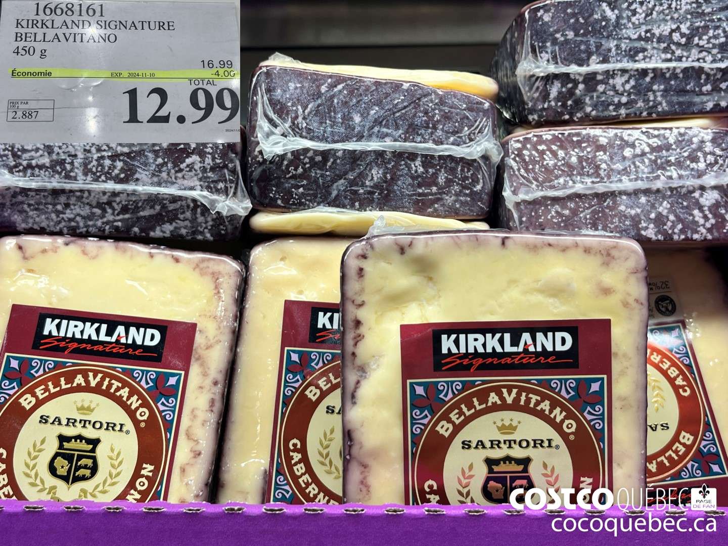 1668161 KIRKLAND SIGNATURE BELLAVITANO 450 g  ($4.00 INSTANT SAVINGS EXPIRES ON 2024-11-10) $12.99