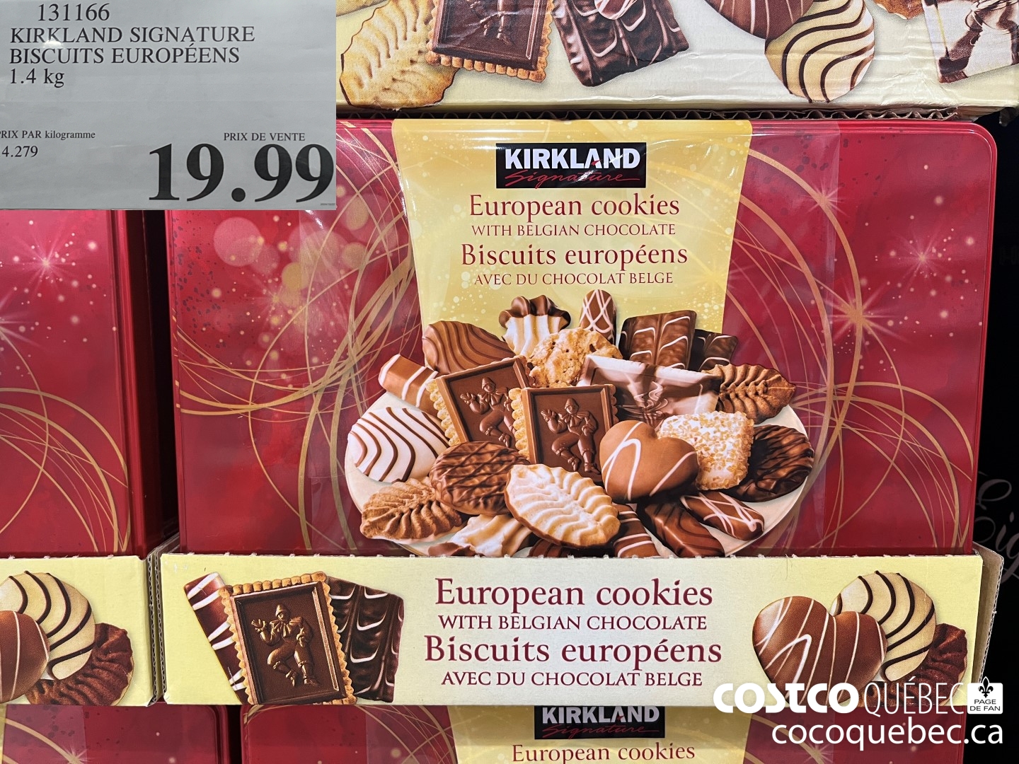 131166 KIRKLAND SIGNATURE BISCUITS EUROPEENS 1.4kg  $19.99