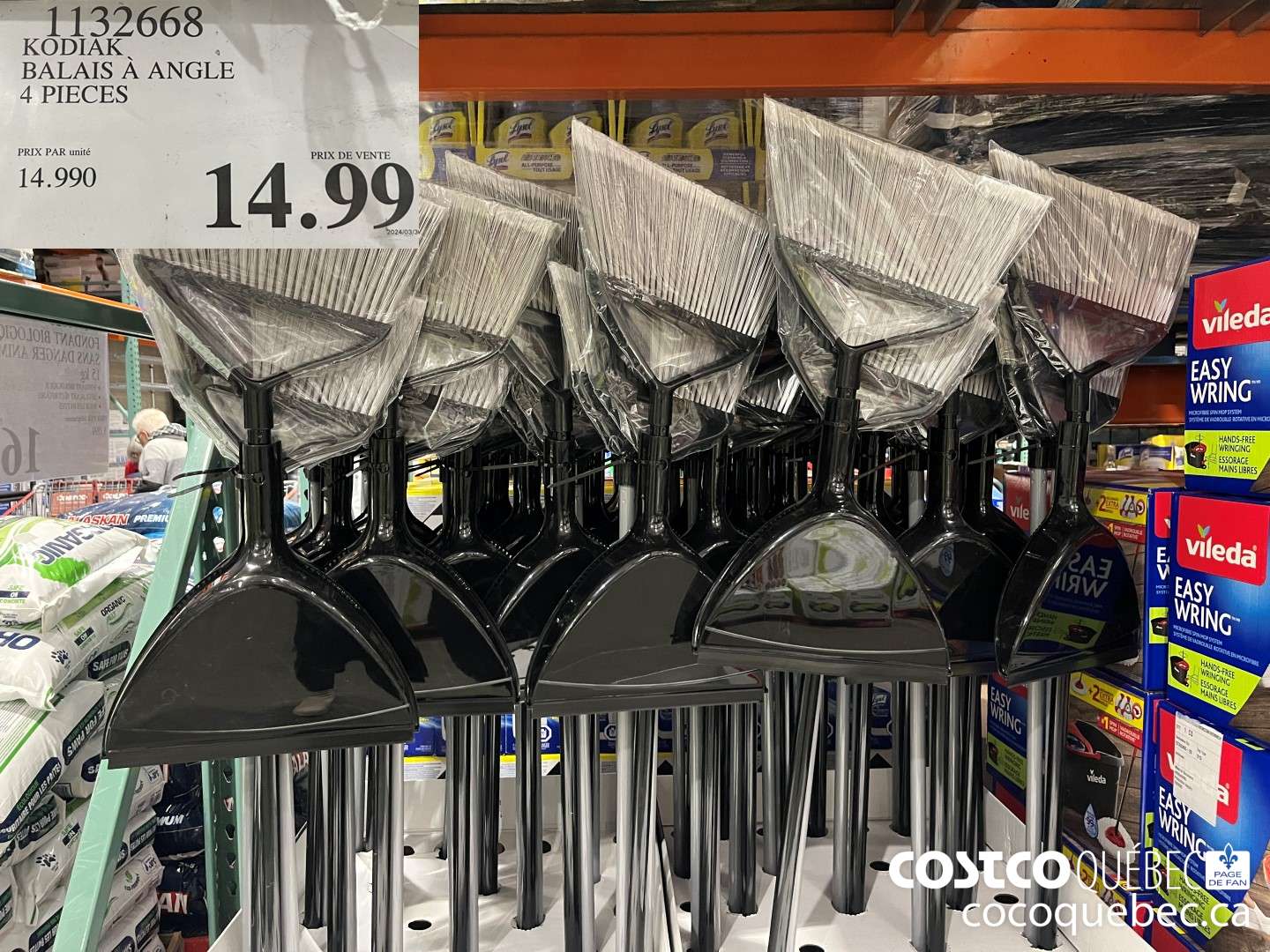 132668 KODIAK BALAIS A ANGLE 4 PIECES  $14.99